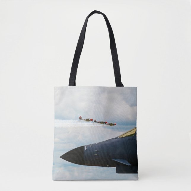 Bolsa Tote Bombardeiro B-1 e Combatentes WWII (Frente)