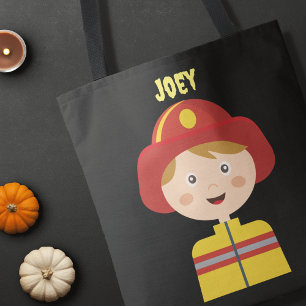 Bolsa Tote Bombeiro Bombeiro Trecho de Halloween