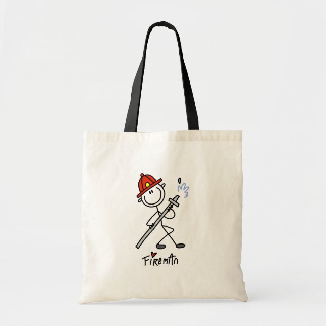 Bolsa Tote Bombeiro em forma de palito (Frente)
