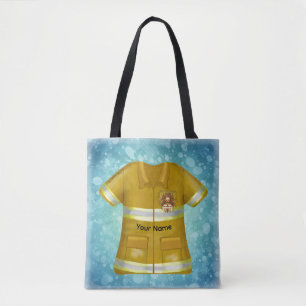 Bolsa Tote Bombeiro Escudo Chamas