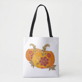 Bolsa Tote Bombeiros De Queda Com Flores