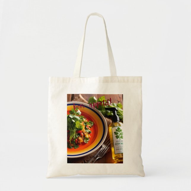 Bolsa Tote Bon Appétit - Piada Anti-Cilantro (Frente)