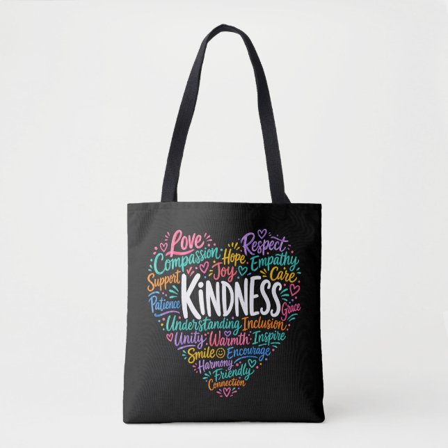 Bolsa Tote Bondade compaixão empatia e respeito (Frente)