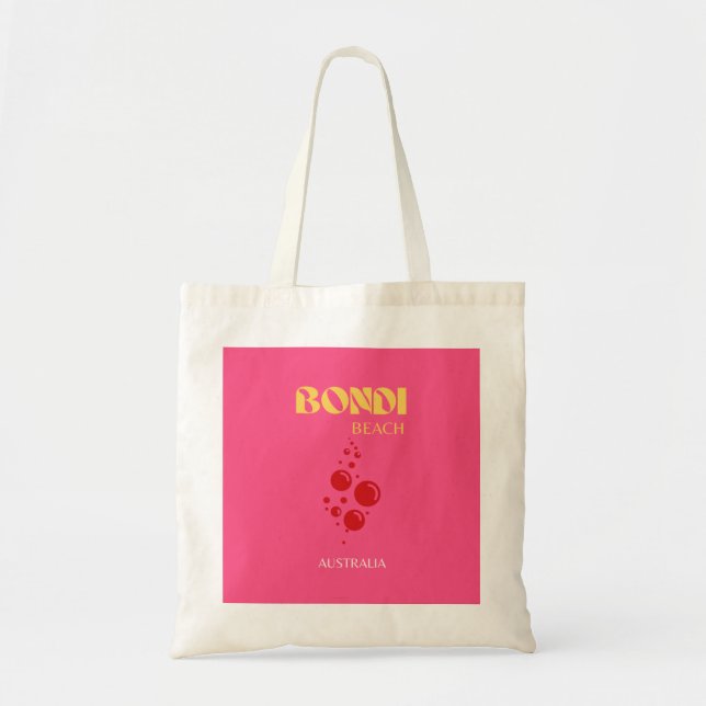 Bolsa Tote Bondi Beach, rosa (Frente)