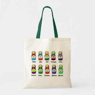 Bolsa Tote Boneca do assentamento do russo (Matryoshka)