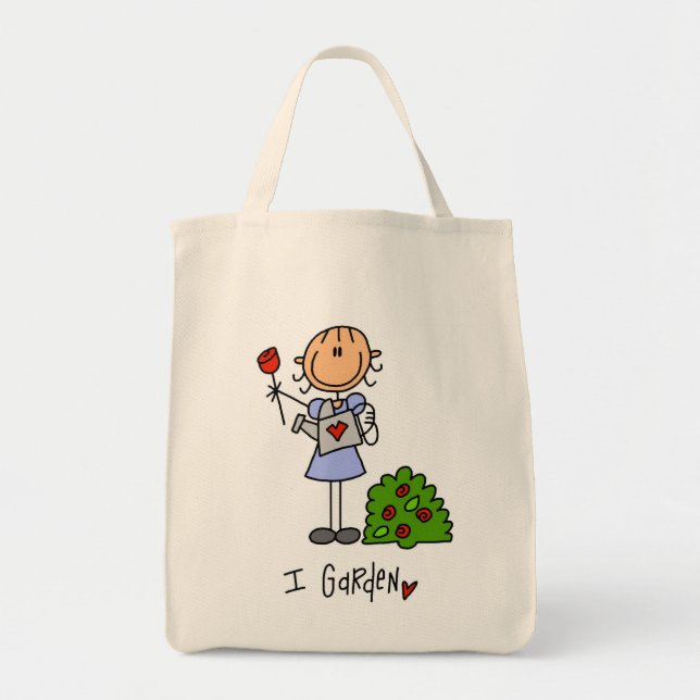 Bolsa Tote Boneco de jardinagem (Frente)