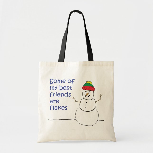 Bolsa Tote Boneco de neve (Frente)