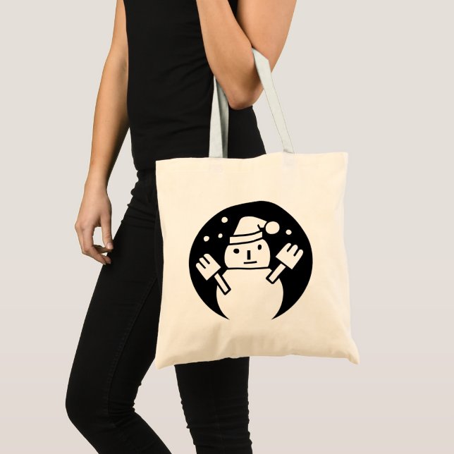 Bolsa Tote Boneco de neve (Frente (produto))