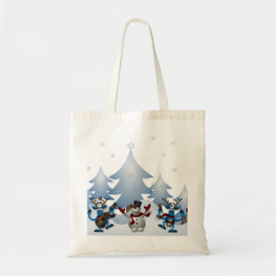 Bolsa Tote Boneco de Neve de Natal Decorativo Personalizado