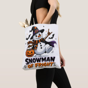 Bolsa Tote Boneco de Neve de Terror Halloween