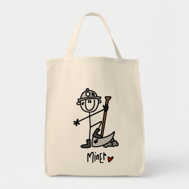 Bolsa Tote Boneco de Palito Mineiro (Frente)