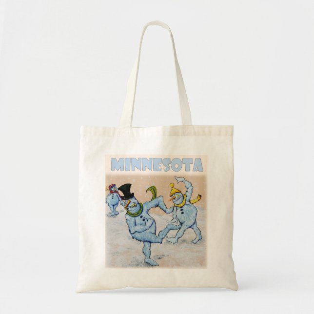 Bolsa Tote Bonecos de neve abomináveis de Minnesota (Frente)