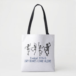Bolsa Tote Bones Secos Vêm Vivos, Funny Christian Halloween