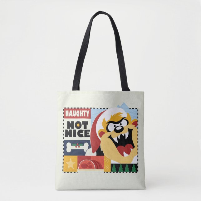 Bolsa Tote BONEY TUNES™ TAZ™ Naughn Not Nice (Frente)