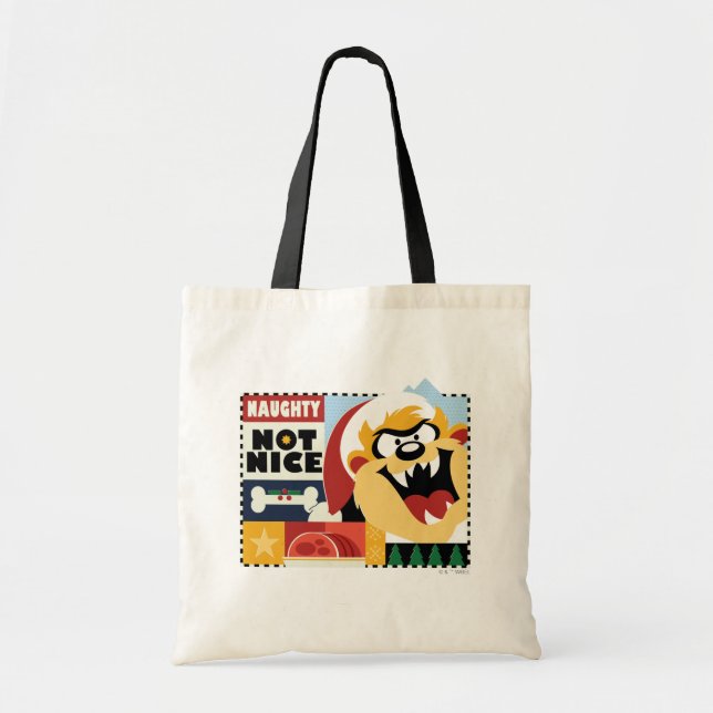 Bolsa Tote BONEY TUNES™ TAZ™ Naughn Not Nice (Frente)