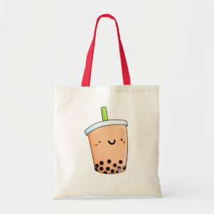 Bolsa Tote Bonita Boba Chá Kawaii