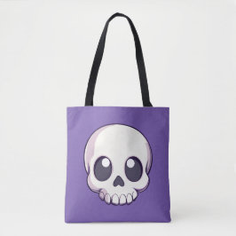 Bolsa Tote Bonita Cartoon Skull Halloween