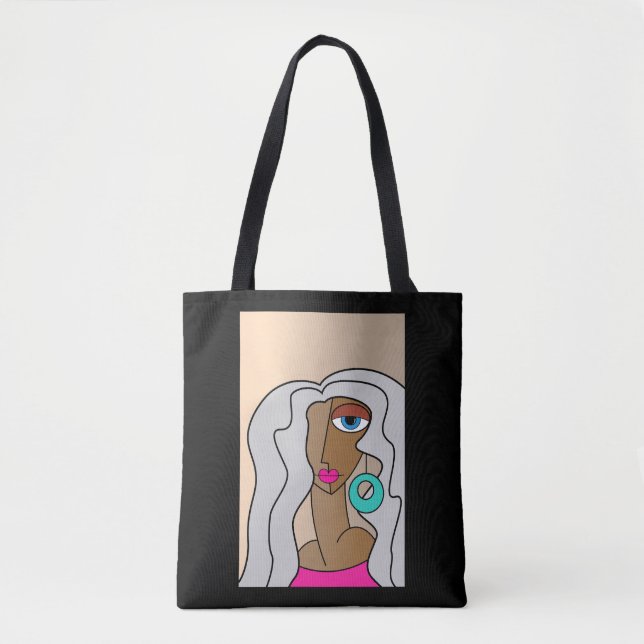 Bolsa Tote Bonita Cubismo Das Mulheres Ruivas (Frente)
