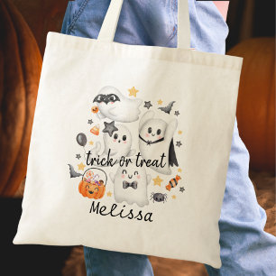 Bolsa Tote Bonita fantasia fantasma fantasma fantasma fantasm