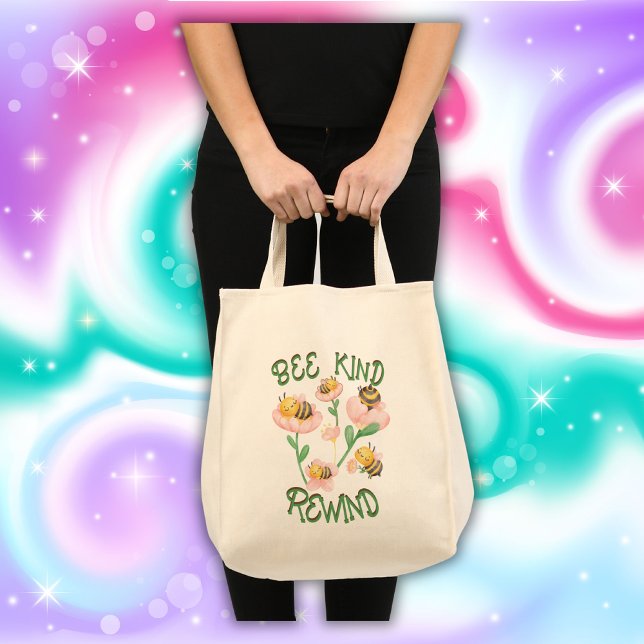Bolsa Tote Bonita Inspiração Bebida - Retroceder | (Criador carregado)