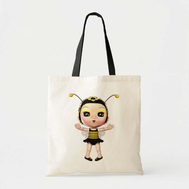 Bolsa Tote Bonita Lady Bumblebee Fairy Doll 2 (Frente)