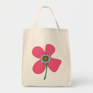 Bolsa Tote Bonita Pop de Cintura Rosa, Flor de Verão