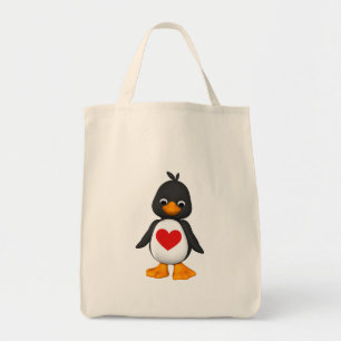 Bolsa Tote Bonito a sacola do pinguim