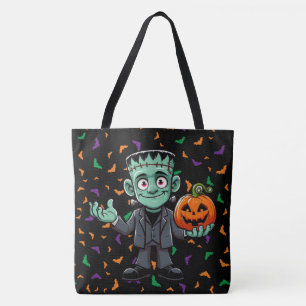 Bolsa Tote Bonito, caricatura do monstro do Frankenstein