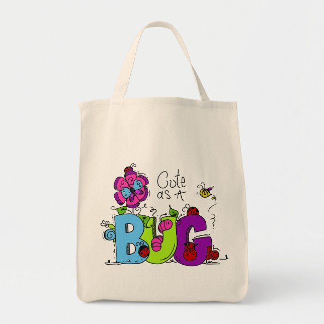 Bolsa Tote Bonito como Inseto (Frente)