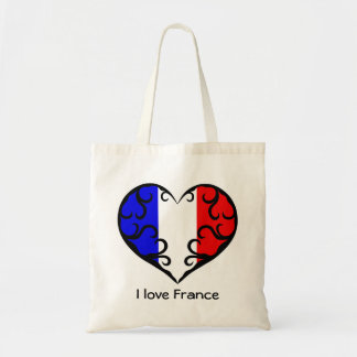 Bolsa Tote Bonito coração francês