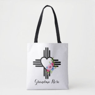 Bolsa Tote Bonito Coração Zia com Presente Personalizado de R
