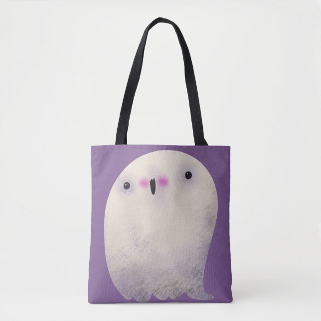 Bolsa Tote Bonito Decor de Halloween Spooky Ghost (Frente)