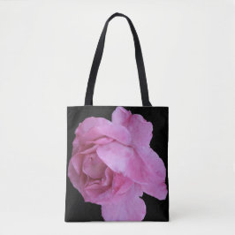 Bolsa Tote Bonito flores cor-de-rosa-rosa-rosa-boho moda bela