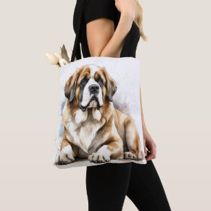 BOLSA TOTE BONITO GRANDE SANTO BERNARD DOG