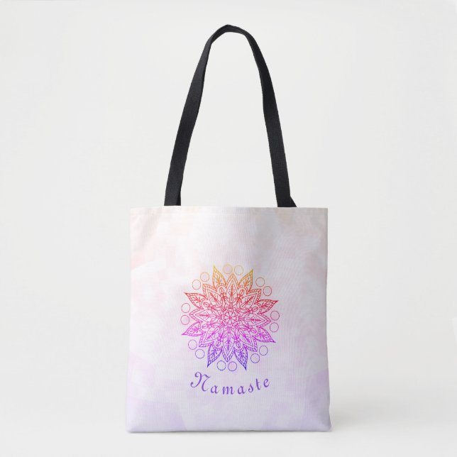 Bolsa Tote Bonito Namaste Mandala (Frente)