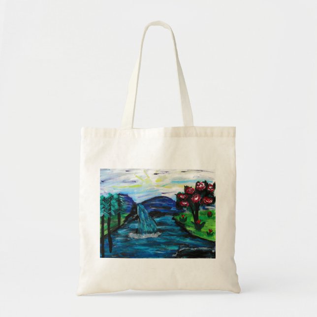 Bolsa Tote Bonito paisagem (Frente)