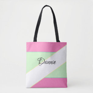 Bolsa Tote Bonito Pastel Girly Primavera Personalizado