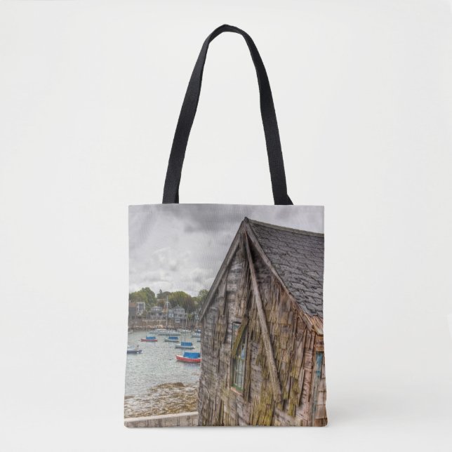 Bolsa Tote Bonito pequena praia (Frente)