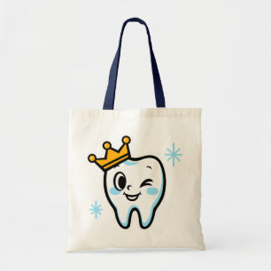 Bolsa Tote Bonito personagem de rei dos dentes