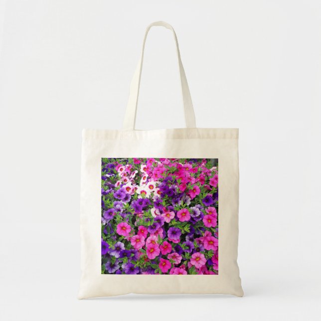 Bolsa Tote Bonito Petunias (Frente)