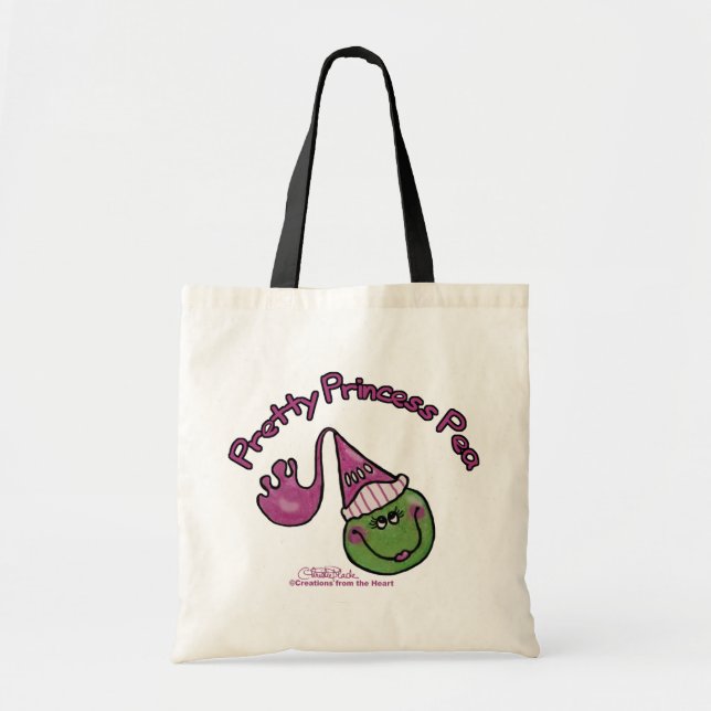 Bolsa Tote Bonito Princesa Pea (Frente)