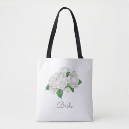 Bolsa Tote Bonito Rodas Brancas de Aquarela