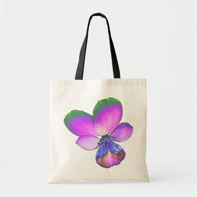Bolsa Tote Bonito Saco de Tote Pansy (Frente)