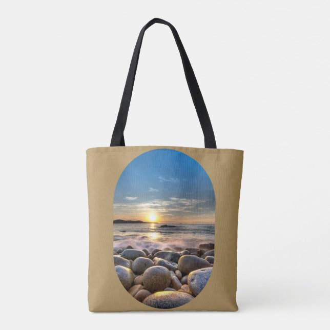 BOLSA TOTE BONITO SOL DE PRAIA NO FUNDO (Verso)