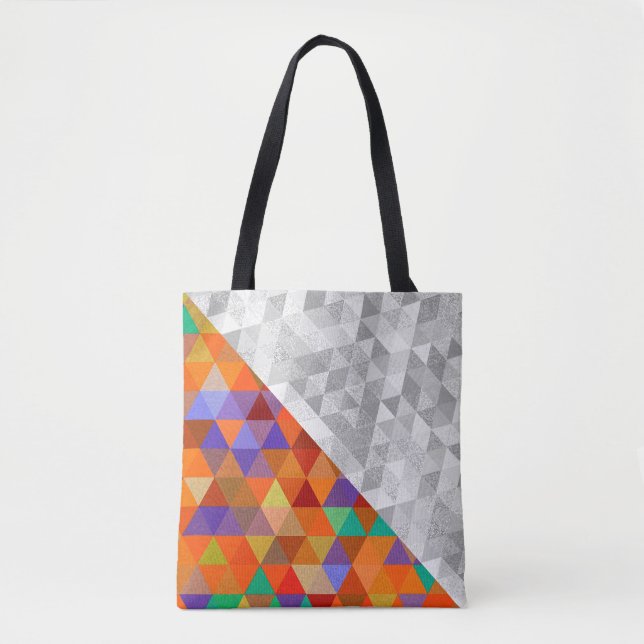 Bolsa Tote Bonito Triângulo Gruning Standard I & II + suas id (Frente)