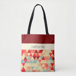 Bolsa Tote Bonito Triângulo Padrão II + suas ideias