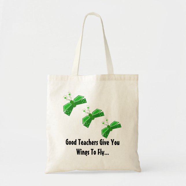 Bolsa Tote Bons Professores Dão Asas a Você... (Frente)