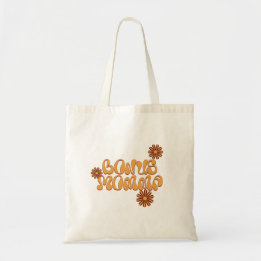 Bolsa Tote Bonus Momma Love - Tote Bag Floral Retro