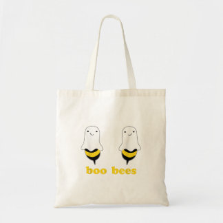 Bolsa Tote Boo Bees Casais Halloween Figurume Abelhas Engraça