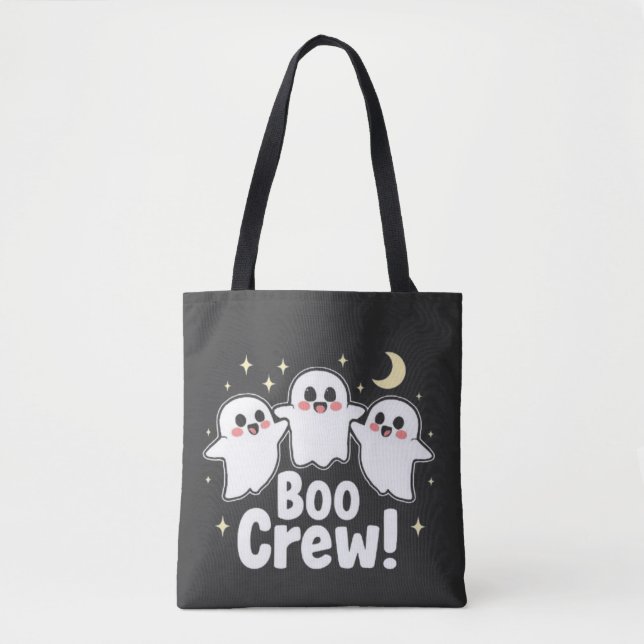 Bolsa Tote Boo Crew Halloween  (Frente)